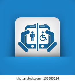 Disabled social network