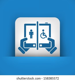 Disabled social network