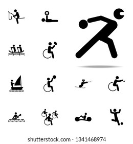 disabled sport ball icon. paralympic icons universal set for web and mobile