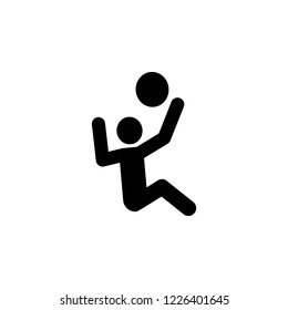 disabled sport volleyball sign icon