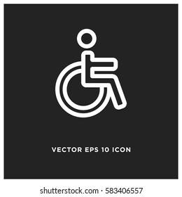 Disabled vector icon