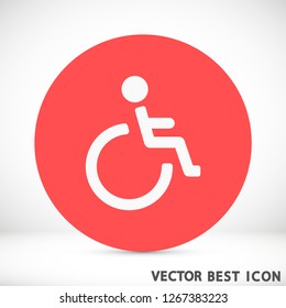 disabled vector icon eps 10