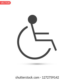 disabled vector icon eps 10