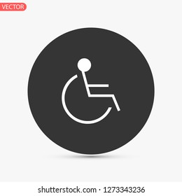 disabled vector icon eps 10