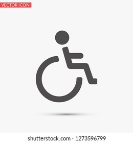 disabled vector icon eps 10