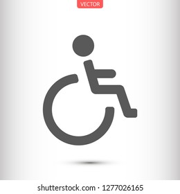 disabled vector icon eps 10