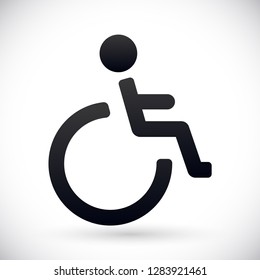 disabled vector icon eps 10
