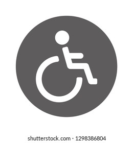 disabled vector icon eps 10