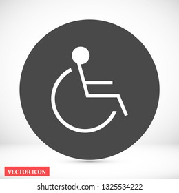 disabled vector icon eps 10