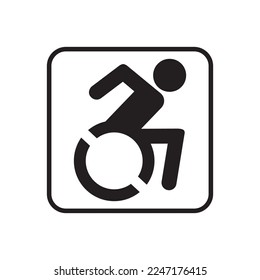 signo de ilustración de icono de vector desactivado