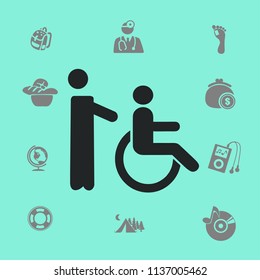 Disabled vector illustration