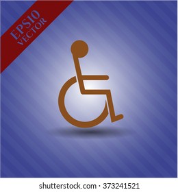 Disabled (Wheelchair) high quality icon