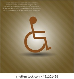 Icono desactivado (silla de ruedas)