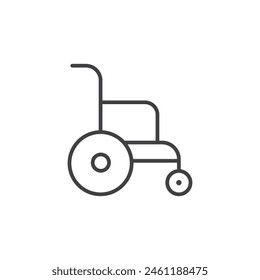 Disabled Wheelchair Icon Set. Handicap Accessibility Vector Symbol.