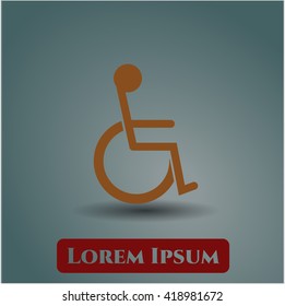 Disabled (Wheelchair) symbol