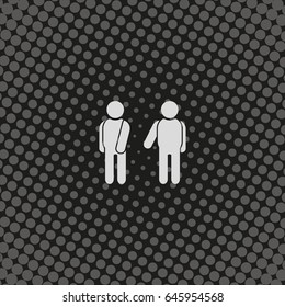 Disagreement Argue Conflict. Flat illustration.