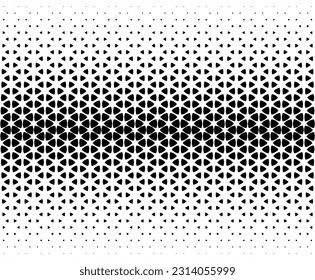 Disappearing Seamless pattern triangles