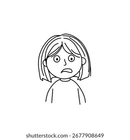 Disappointed expressions as if unexpected