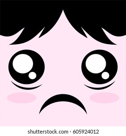 Disappointed face