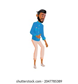 disappointed man shocked from crashed phone on asphalt cartoon vector. disappointed man shocked from crashed phone on asphalt character. isolated flat cartoon illustration