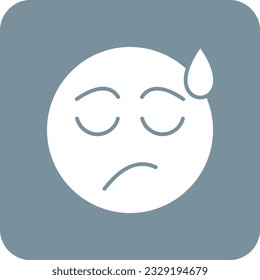 Icono vectorial decepcionado. Se puede usar para imprimir, móviles y aplicaciones web.