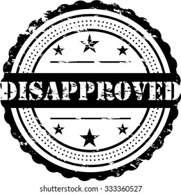 Disapproved / Grunge Badge