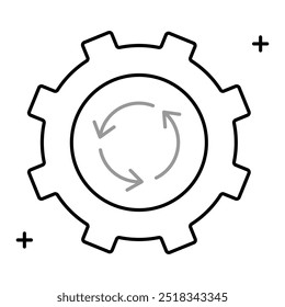 Demontage und Reverse Engineering Vektor Icon Design, Technologie, Engineering-Icons, Code-Aufschlüsselung, technische Systeme, Produktinnovation