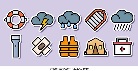 Disaster flood climate weather rain cloud