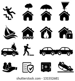 disaster icon set