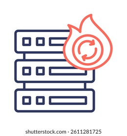 Disaster Recovery Icon Element For Design