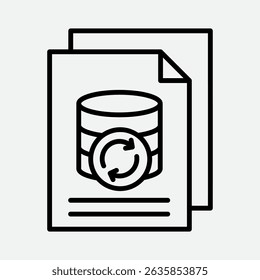 Elemento de icono de recuperación de desastres para diseño