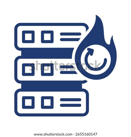 Disaster Recovery Icon Element For Design