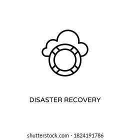 Disaster Recovery Icon In Vector. Logotype