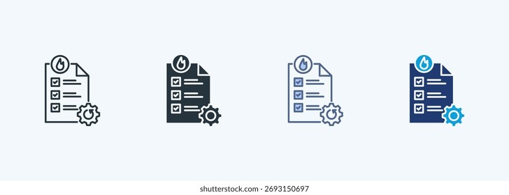Disaster Recovery Multiple Style Icon Collection