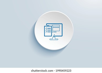 Disaster Recovery Testing Icon Vector Design