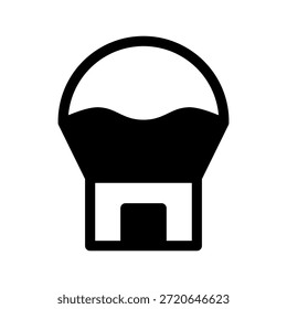 Ilustración de diseño de símbolo de Vector de icono de alivio de desastres