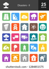 Disasters Filled Icons