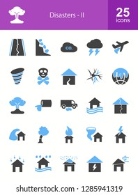 Disasters Filled Icons