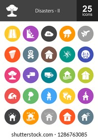Disasters Filled Icons