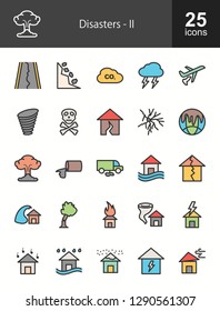 Disasters Filled Icons