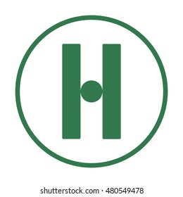 Disbalance icon. Flat design. 