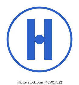 Disbalance icon. Flat design. 