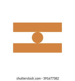 disbalance  icon, vector illustration. 