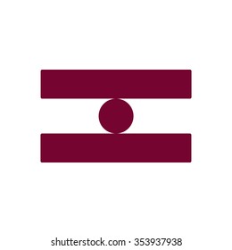 disbalance  icon, vector illustration. Flat design style