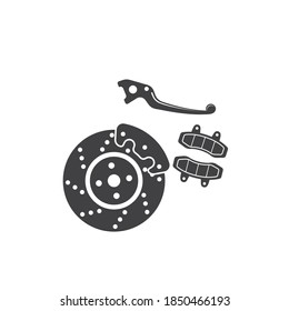 disc brake icon vector illustration design template