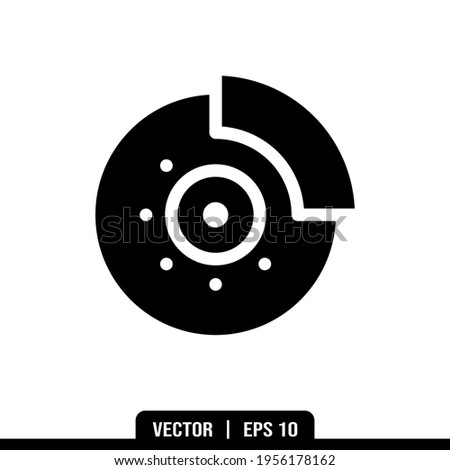 Disc brake icons vector collection, illustration logo template in trendy style. Suitable for many purposes.