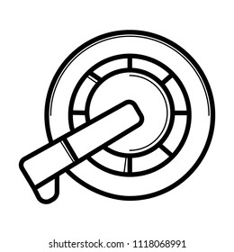disc brake isolated icon on white background, auto service, repair, car detail
