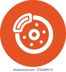 Disc break Vector Icon Design Illustration