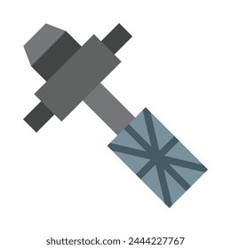 Disc Detainer Vector Flat Icon