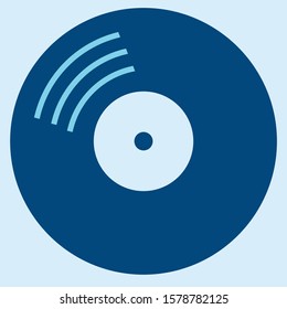 Disc DVD vector icon illustrator